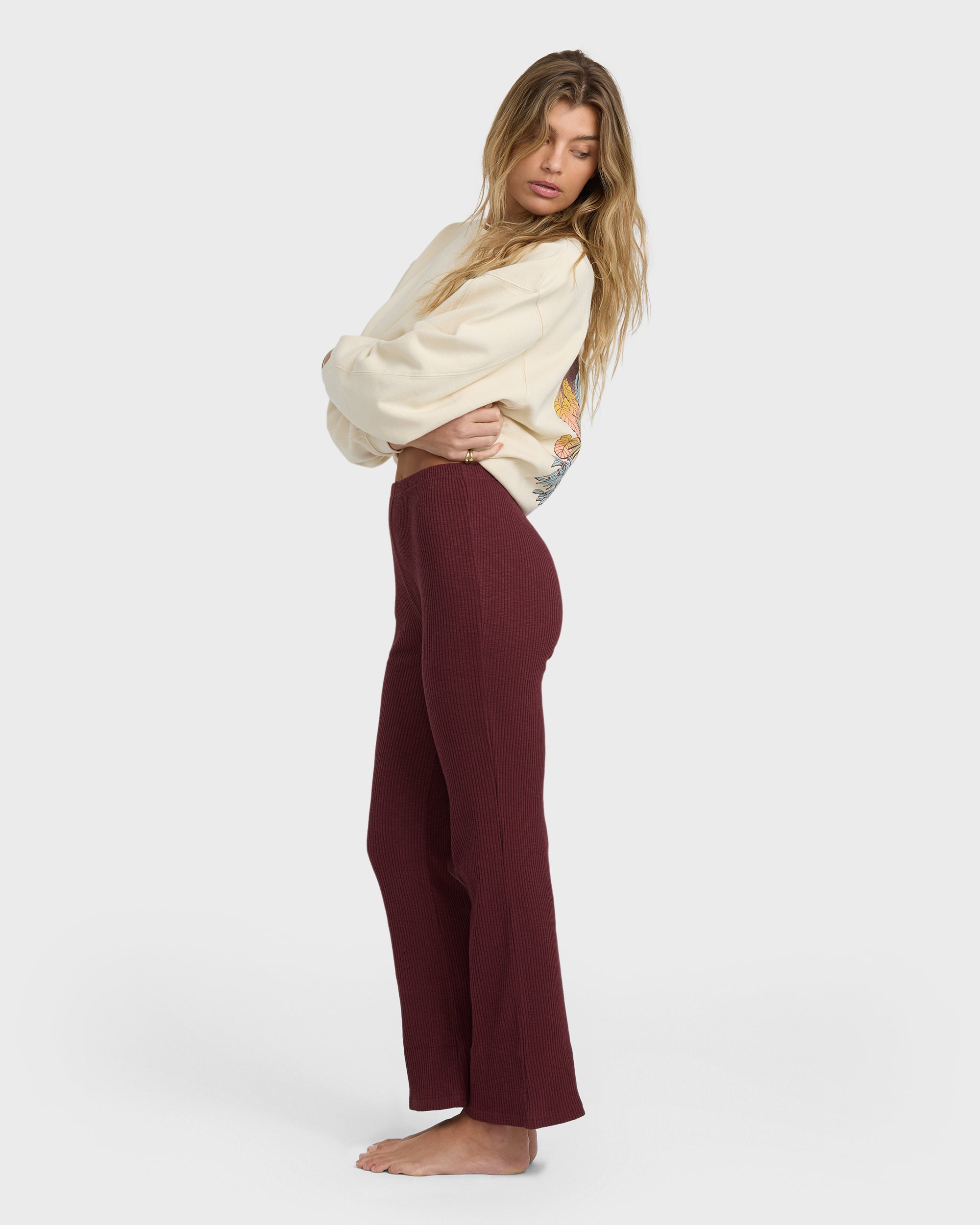Fever Twist Knitpants - Pinot - Image 4