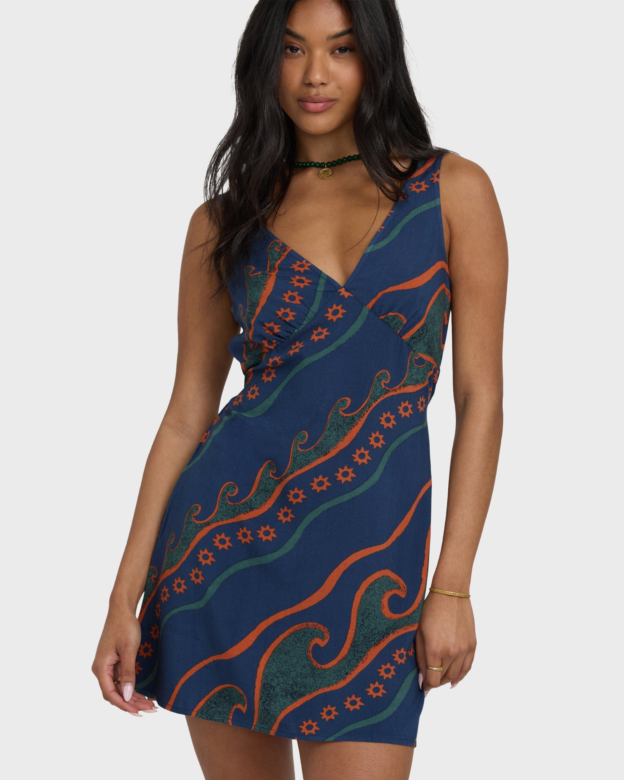 Morning Swell Mini Dress - Celestial Blue - Image 5
