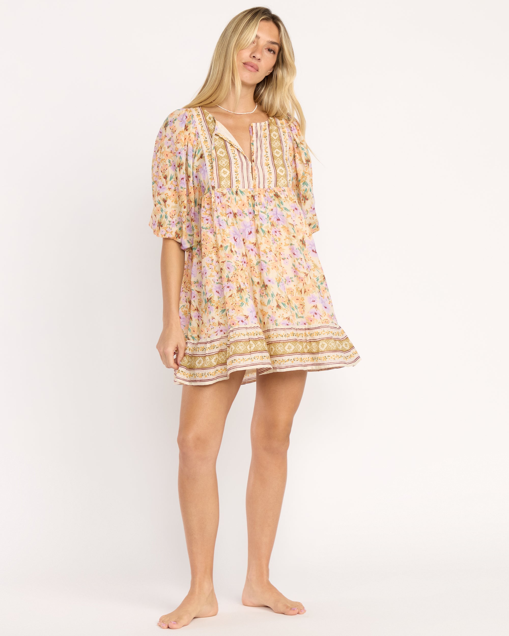 Ambers Mini Dress - Whitecap