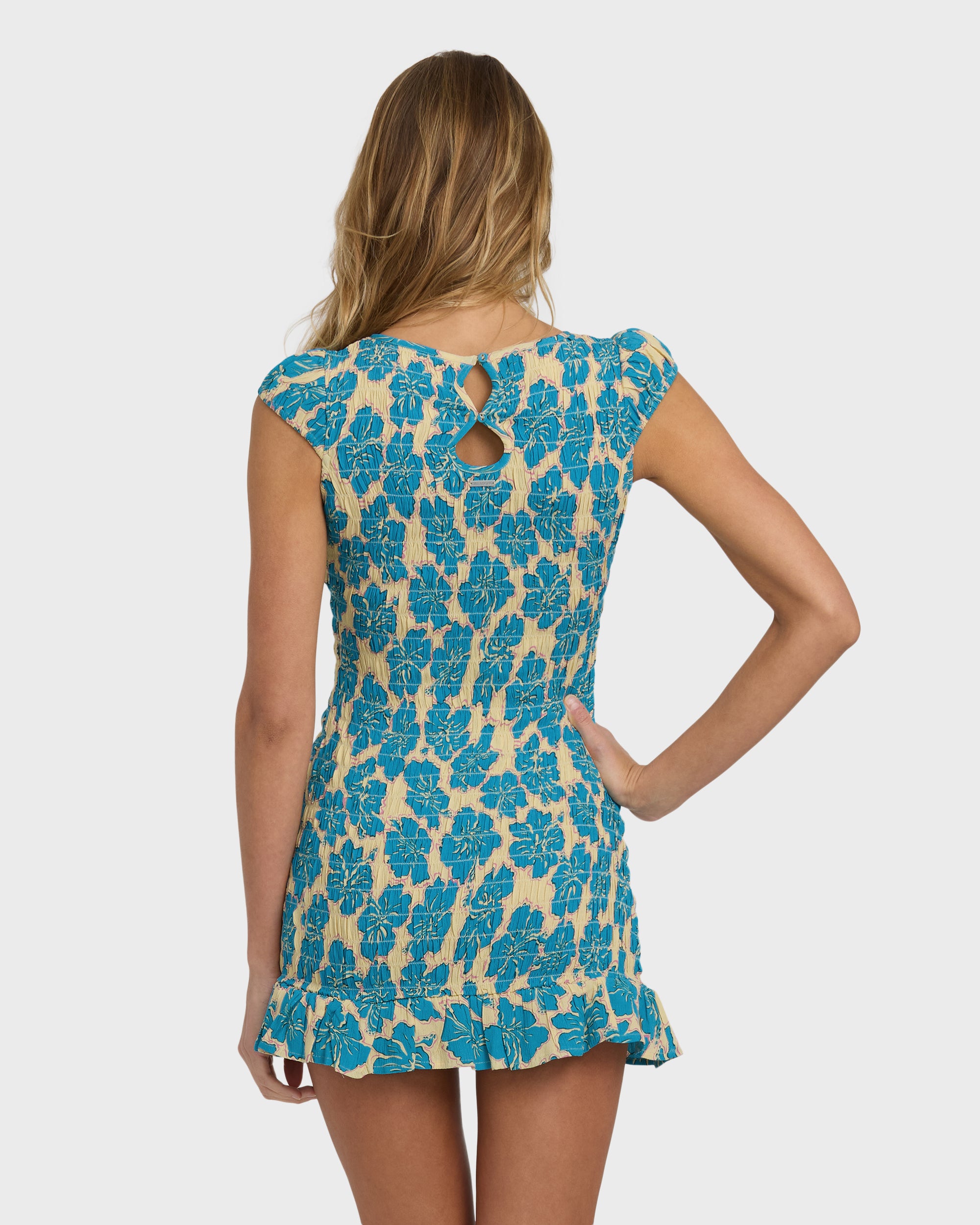 Bright Side Mini Dress - Pale Yellow - Image 6