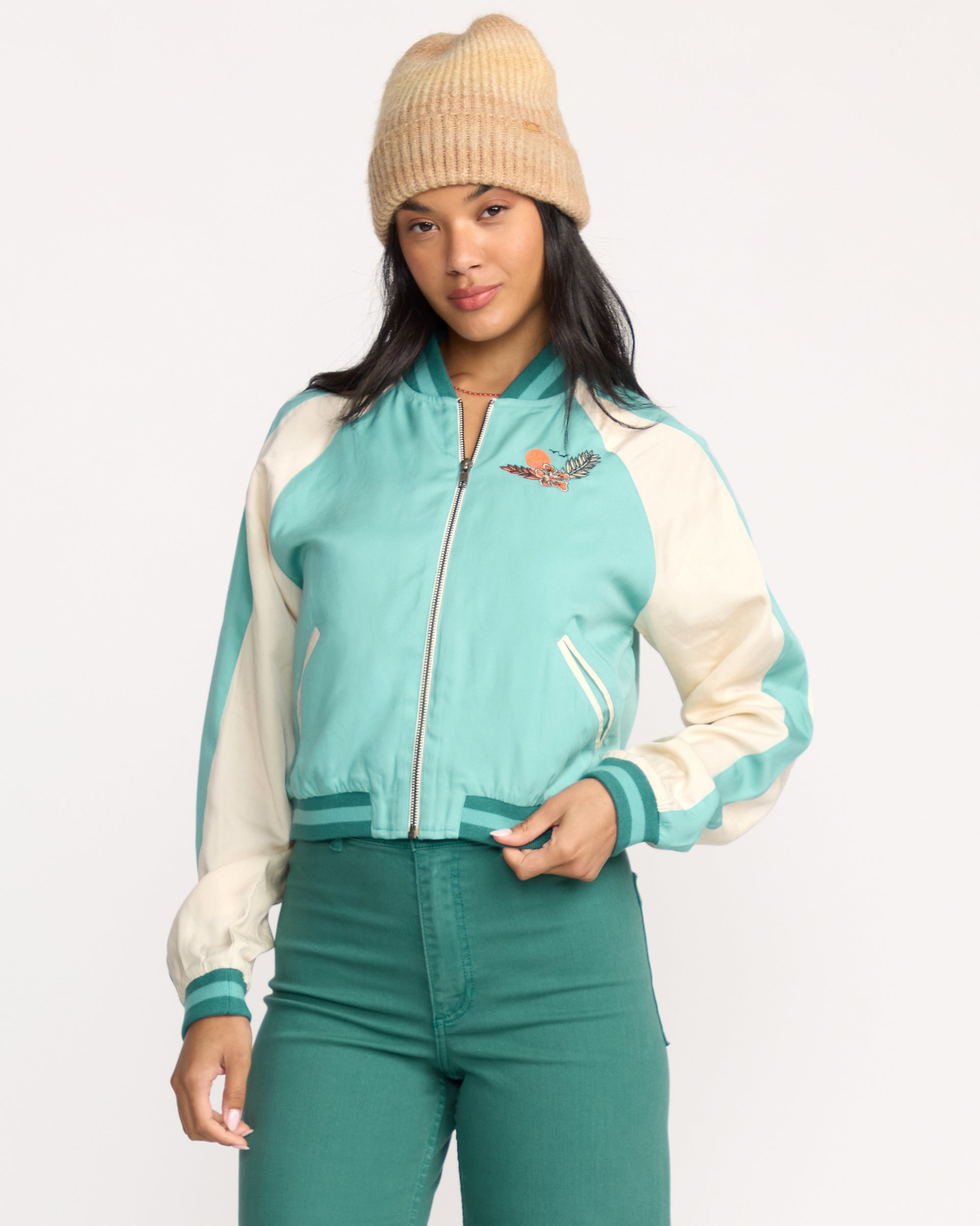 Dream Vacation Souvenir Jacket - Misty Blue - Image 3
