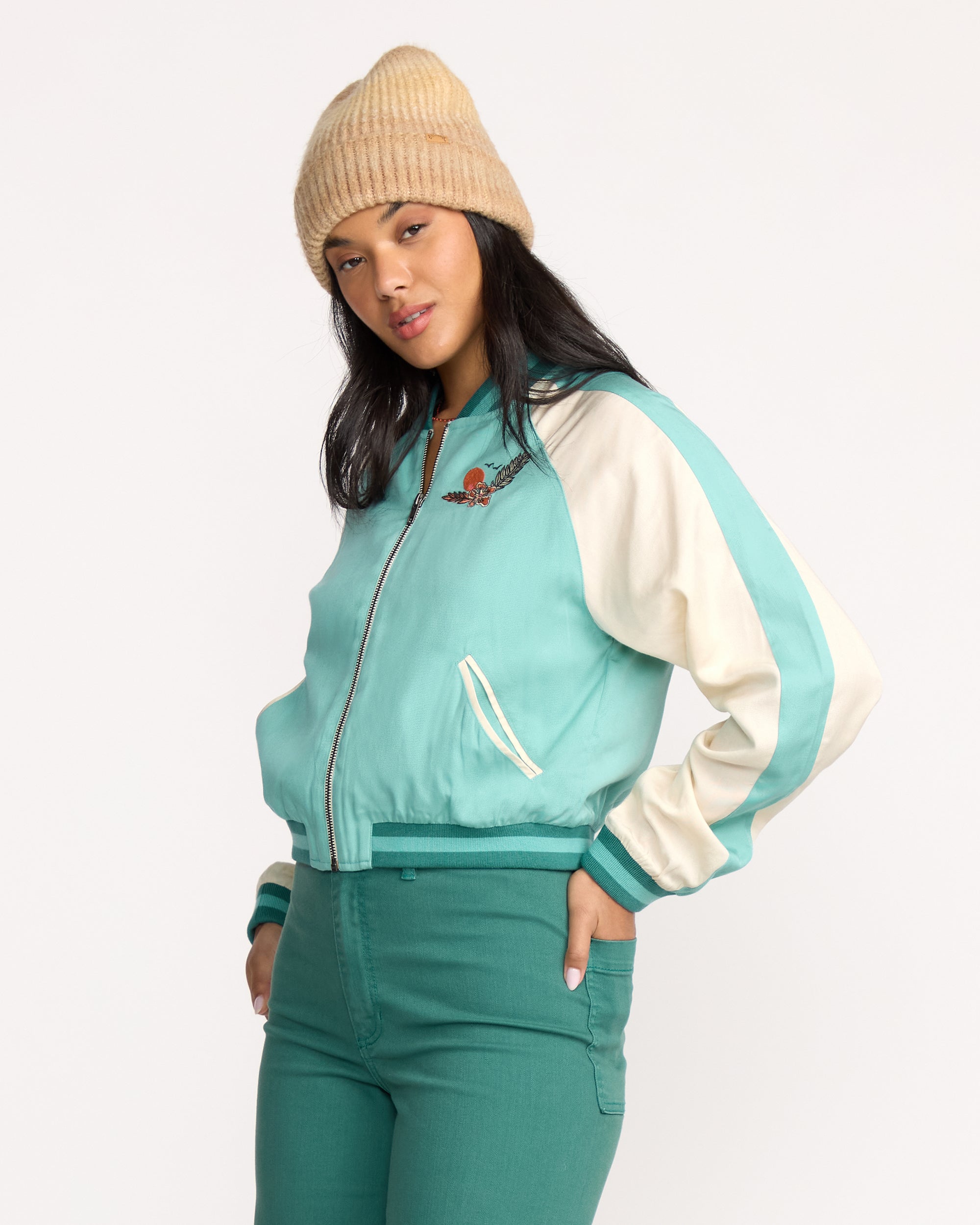 Dream Vacation Souvenir Jacket - Misty Blue - Image 5