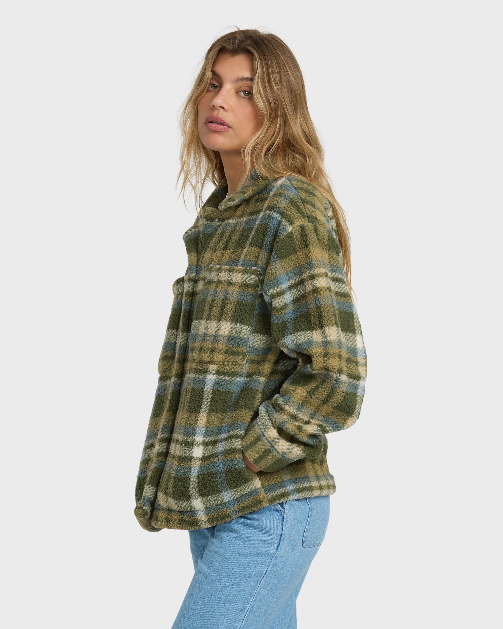 Sundown Sherpa Shacket - Canteen - Image 4