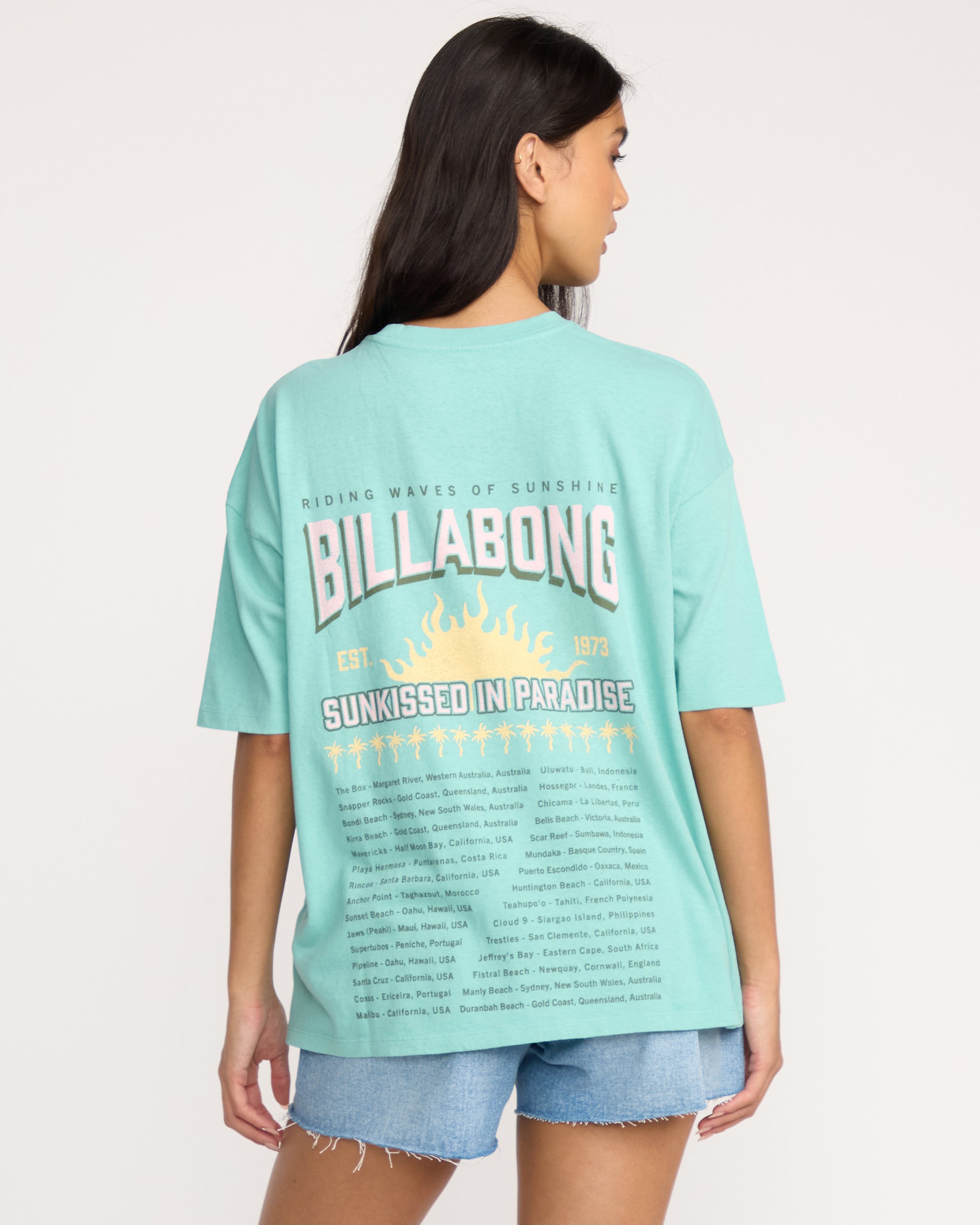 Reach For Sunshine T-Shirt - Misty Blue - Image 2