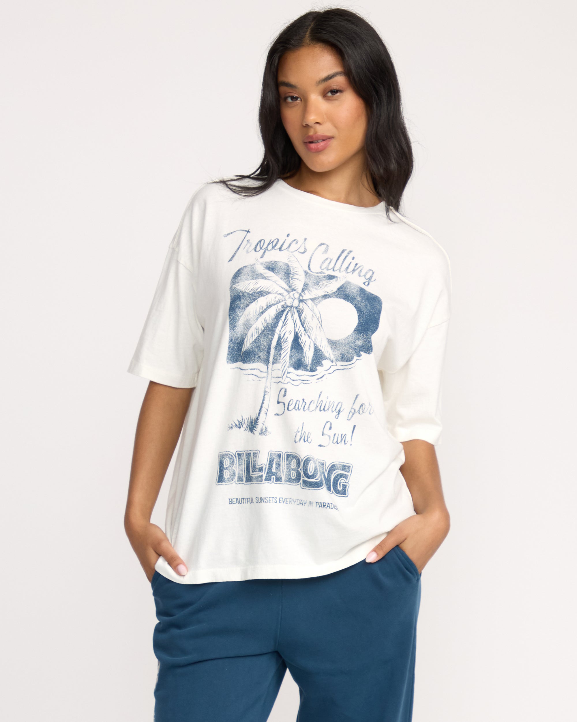 This Sunny Time T-Shirt - Salt Crystal