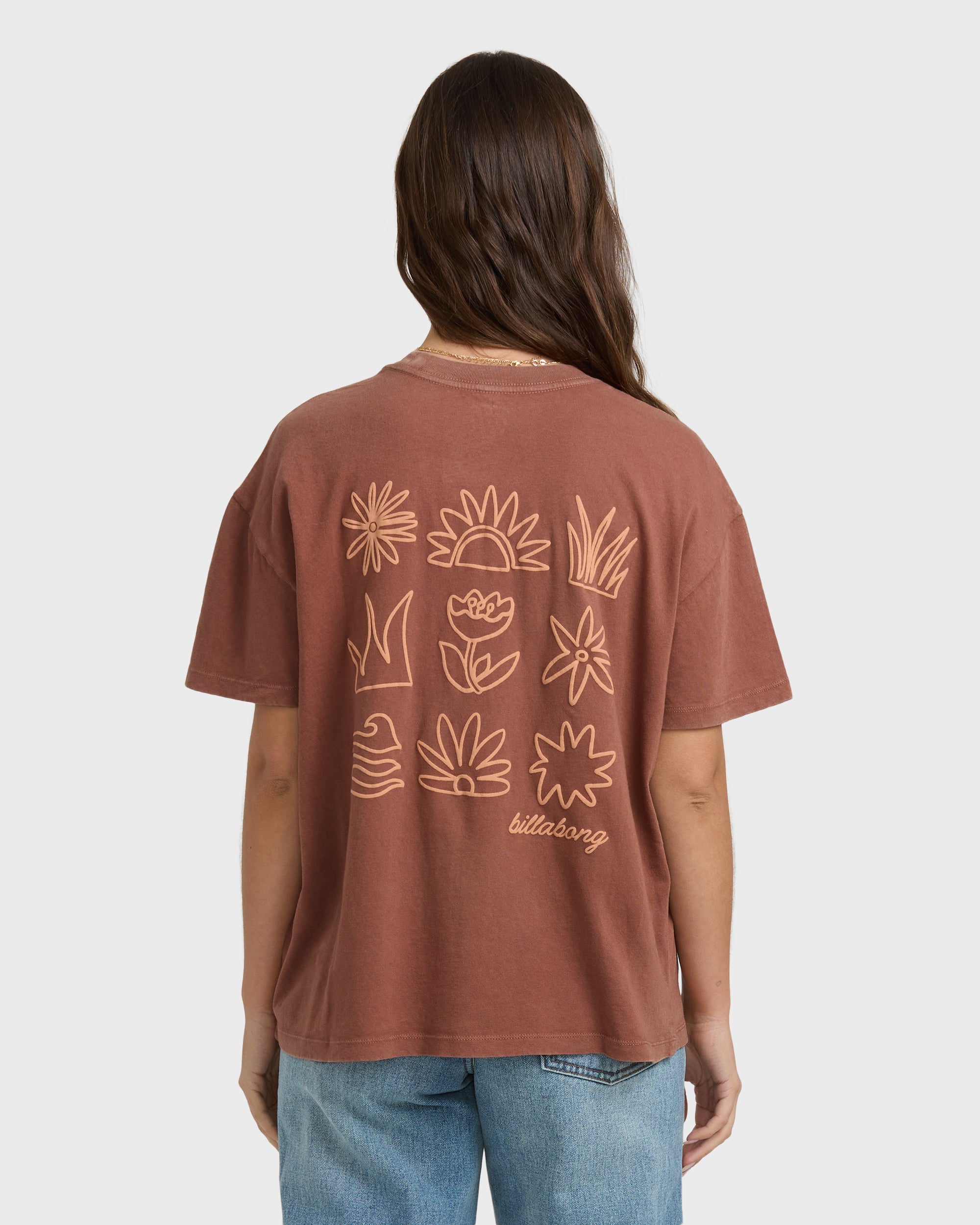 Fresh Glance Short Sleeve T-Shirt - Cowhide