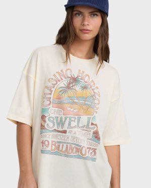 The Sun Rises Short Sleeve T-Shirt - Whitecap