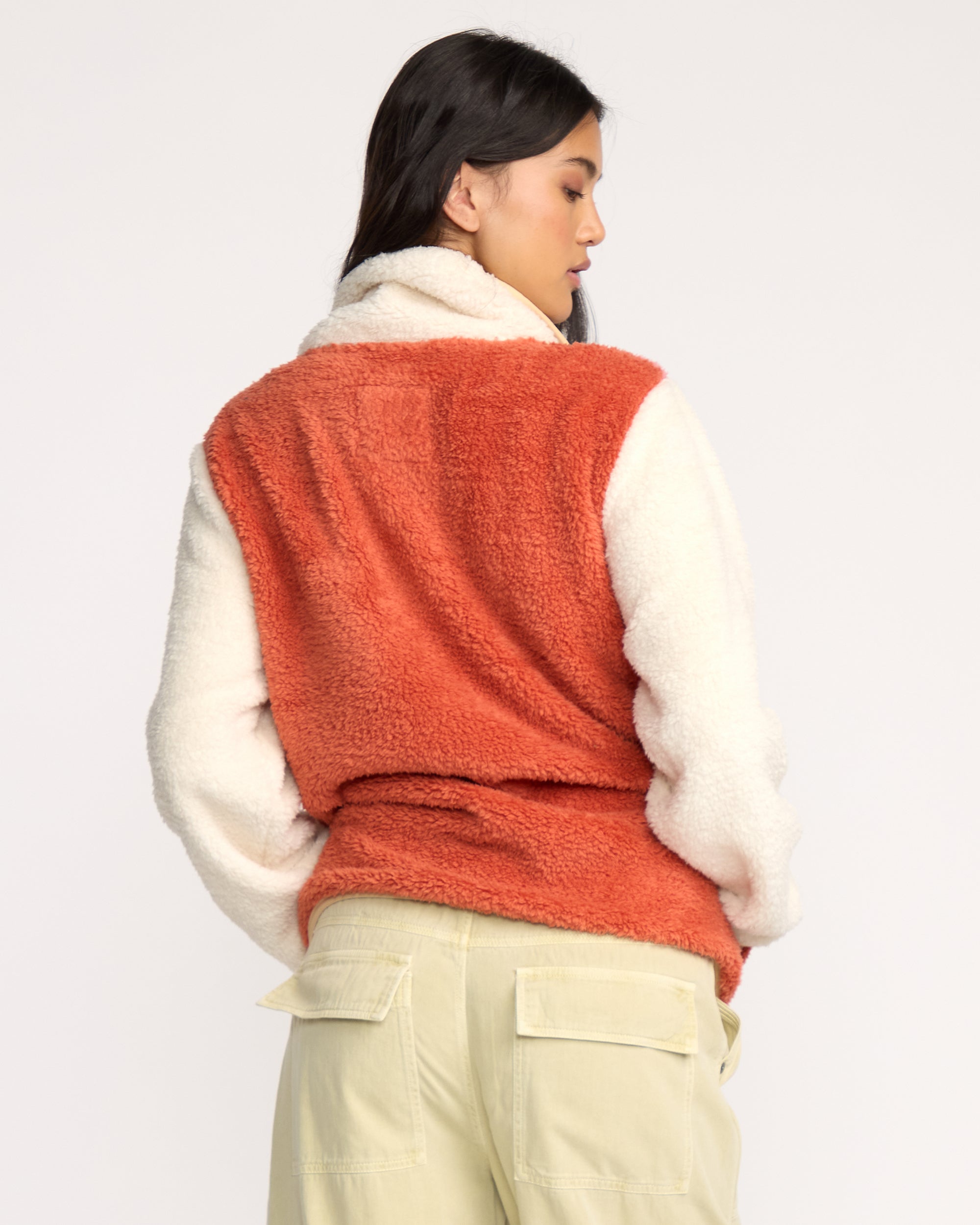 A/Div Switchback Pullover Half Snap Sherpa Fleece - Kiss The Earth - Image 6