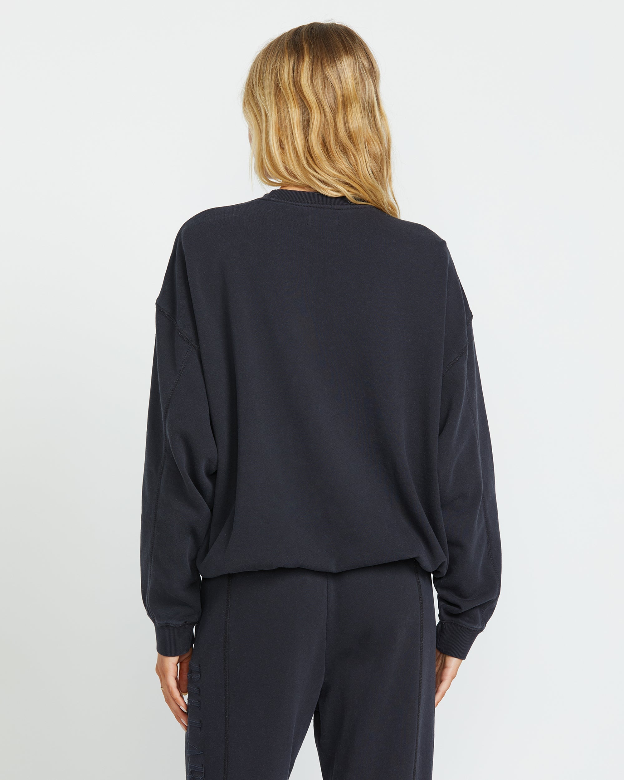 So Typical Kendal Crew Sweatshirt - Black Pebble - Image 2