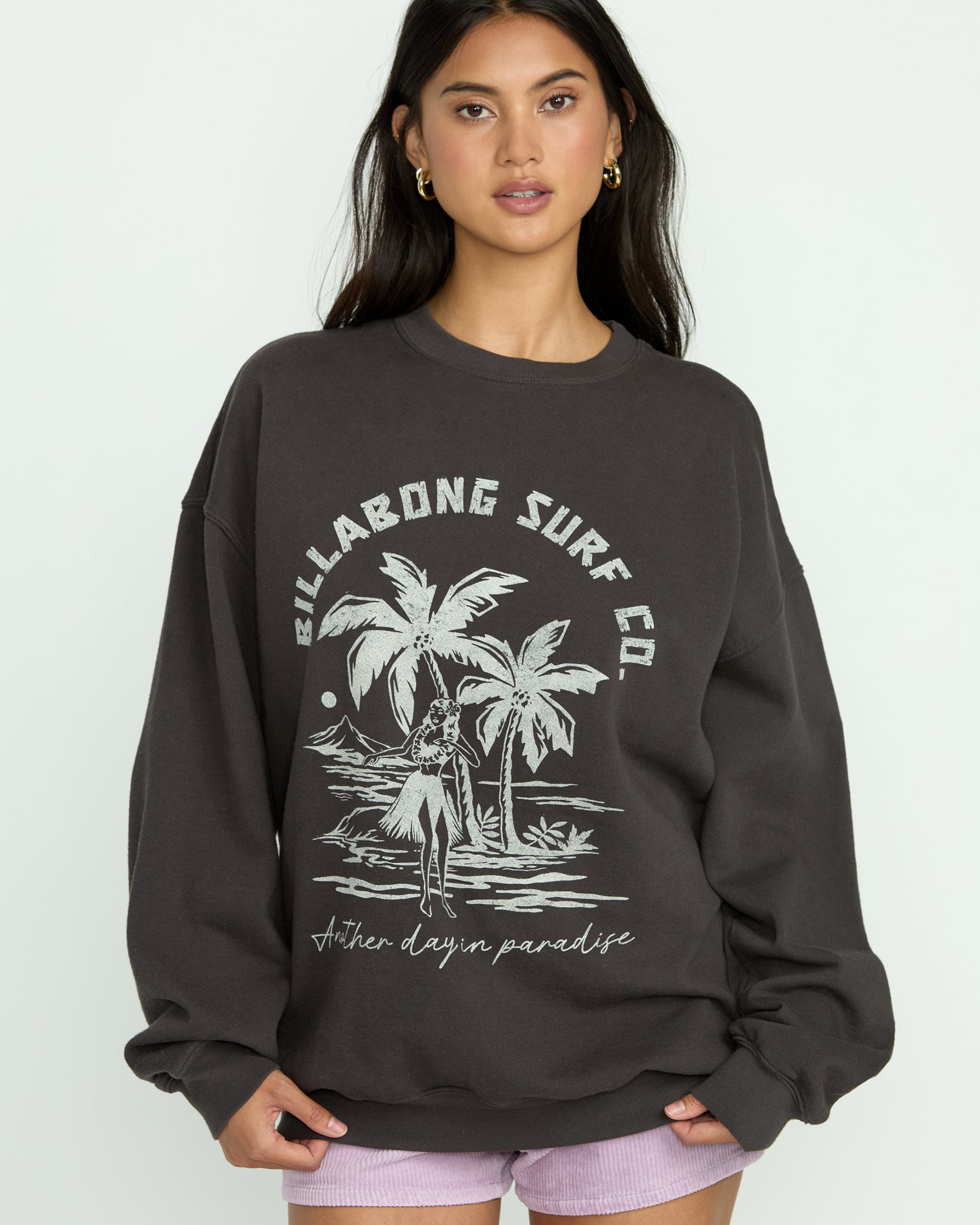 Ride In Crew Sweatshirt - Black Sands - Image 2