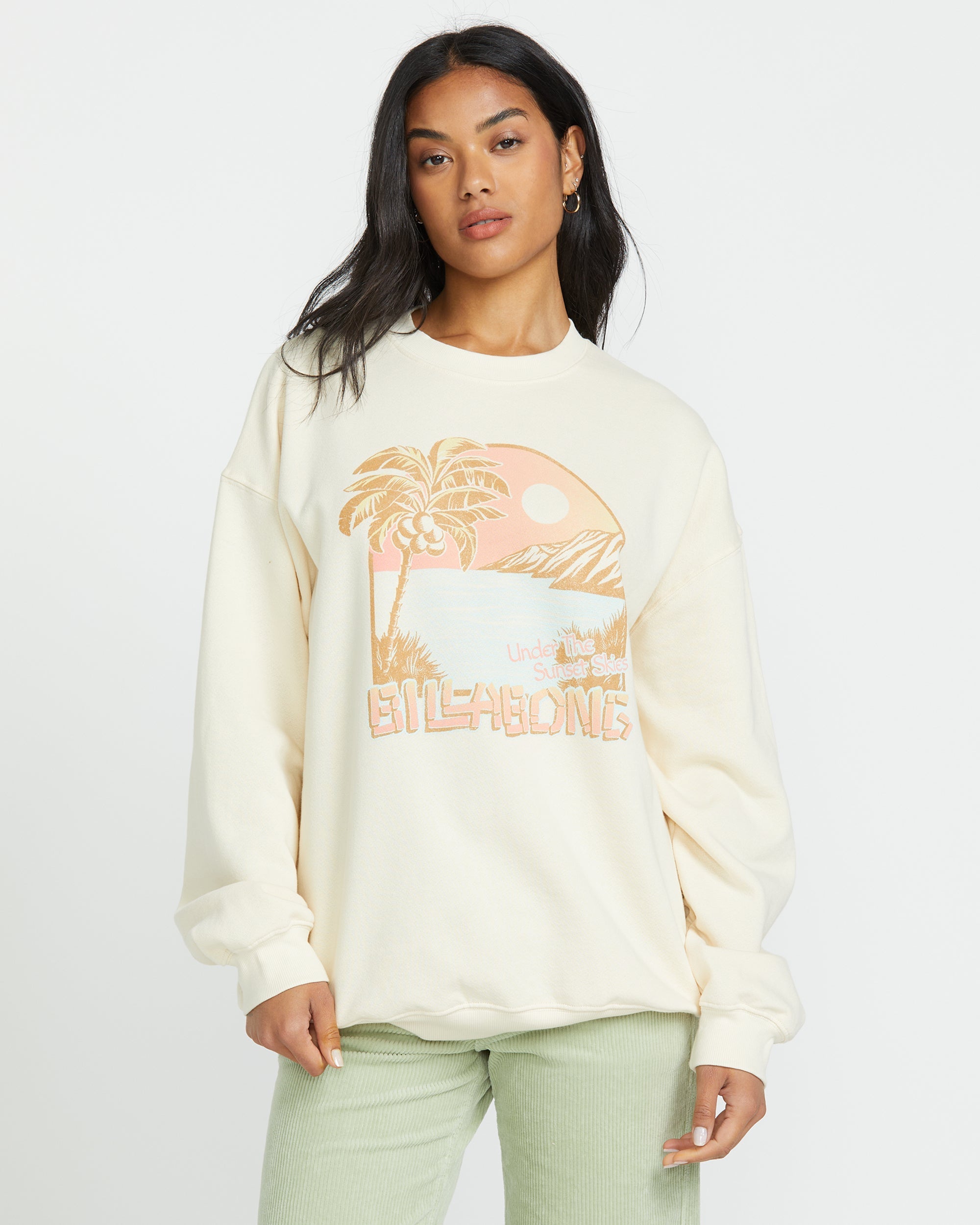 Ride In Crew Sweatshirt - Whitecap