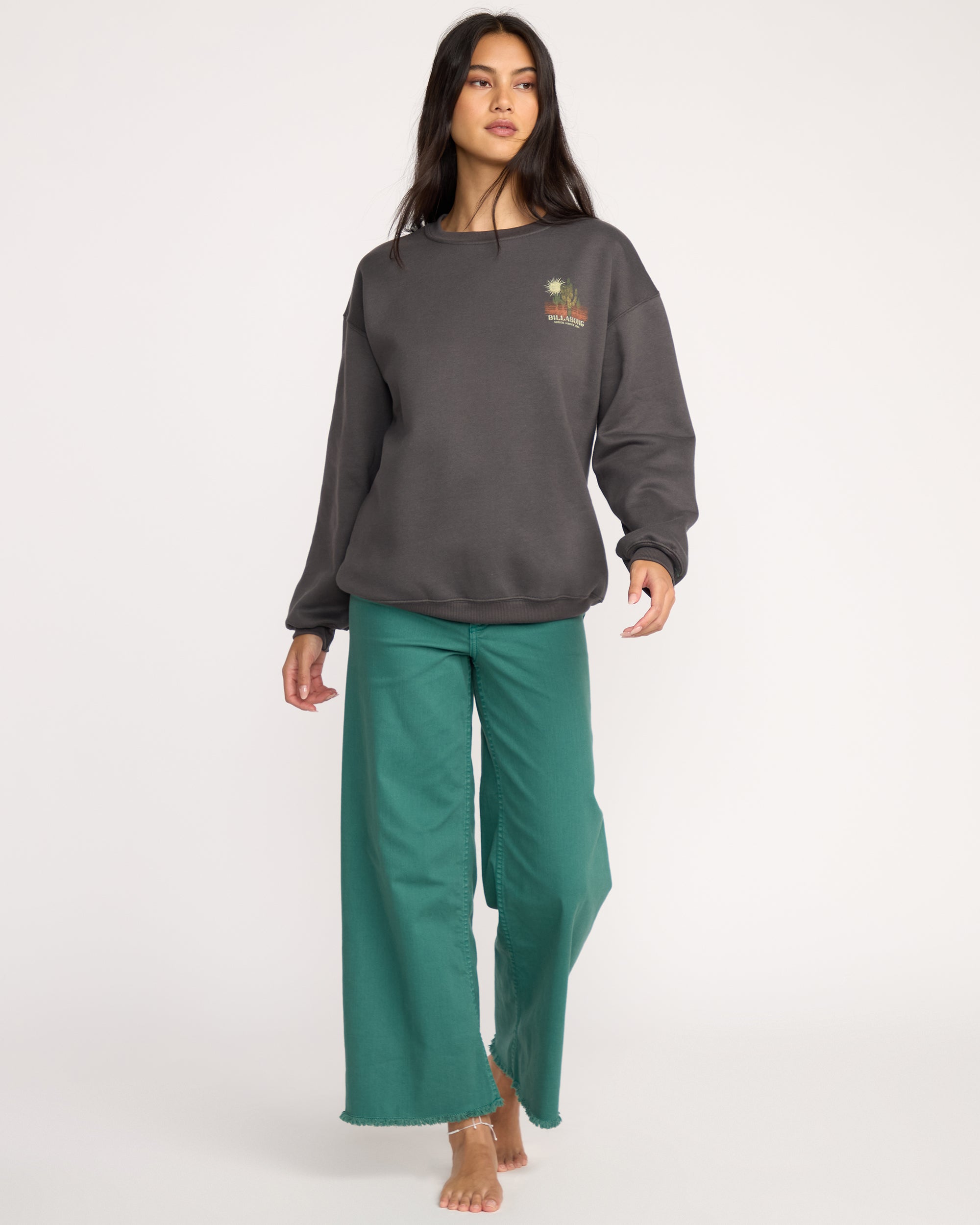 Desert Break Crewneck Sweatshirt - Off Black - Image 4