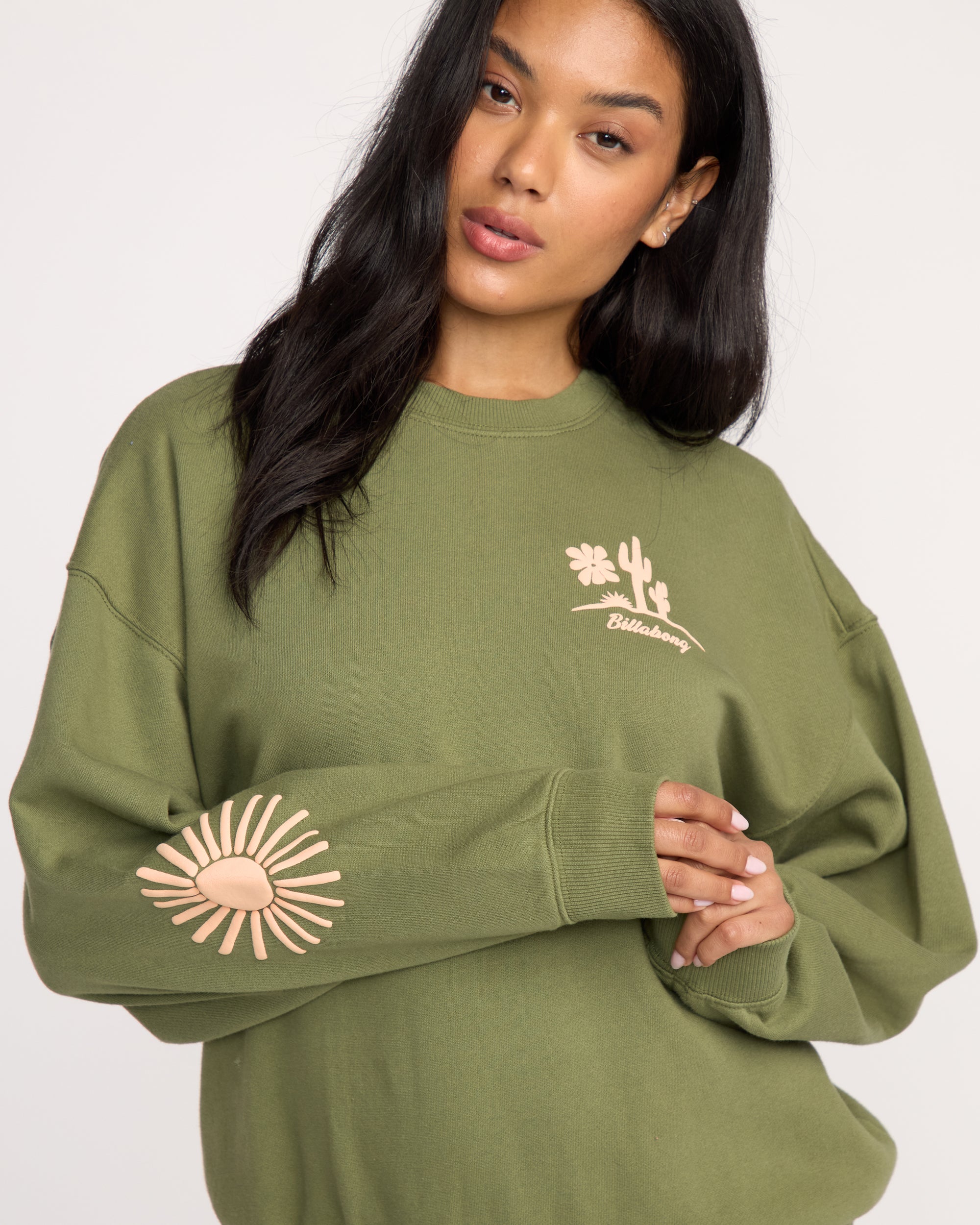 Sun Wave Livin Kendal Crewneck Sweatshirt - Luv Army - Image 4