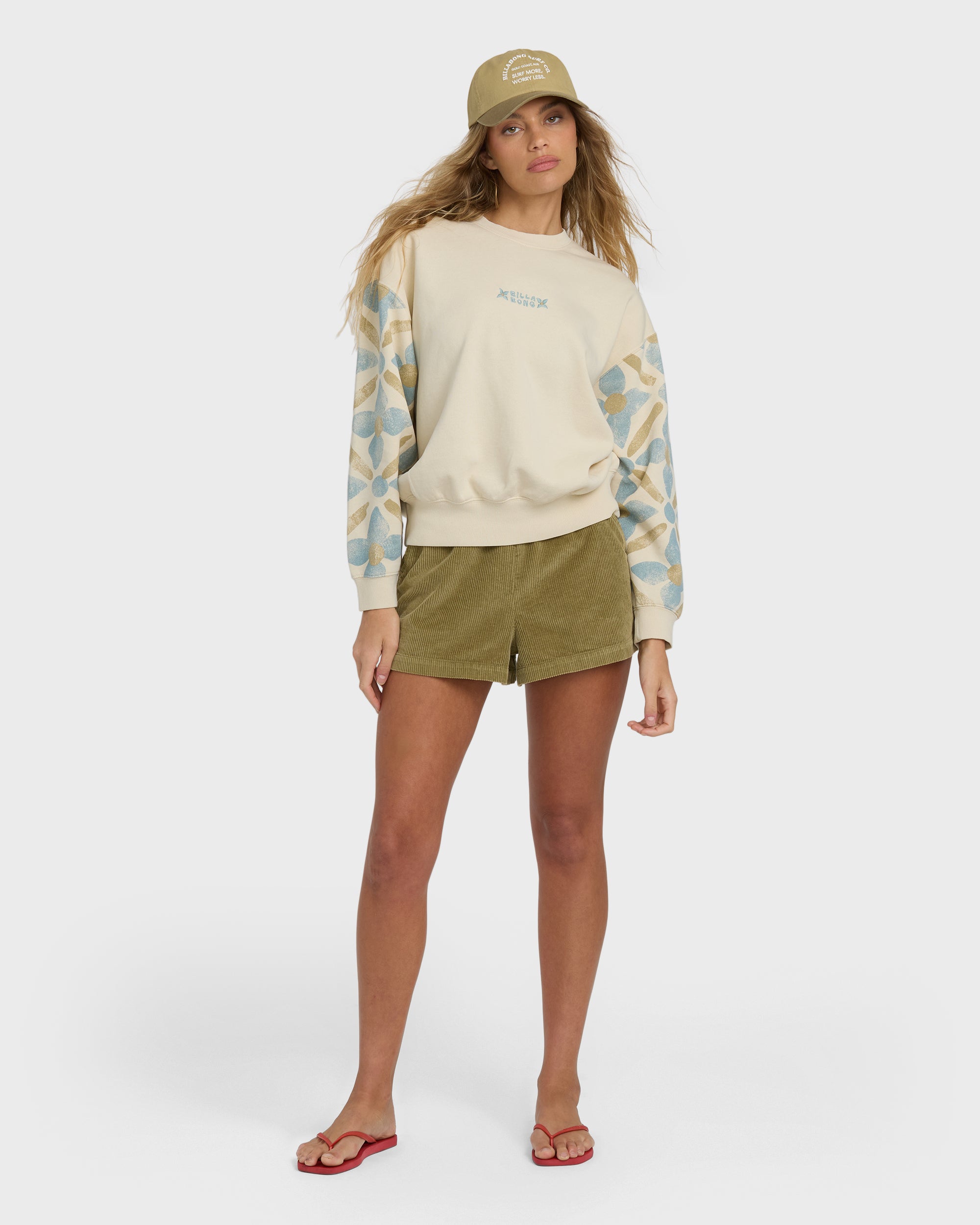 Atlas Tide Kendal Crewneck Sweatshirt - Whitecap - Image 3