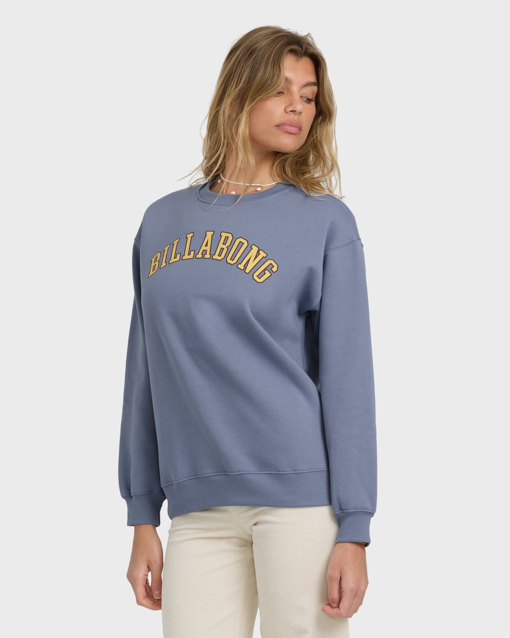 All Of The Time Crewneck Sweatshirt - Stone Blue - Image 4