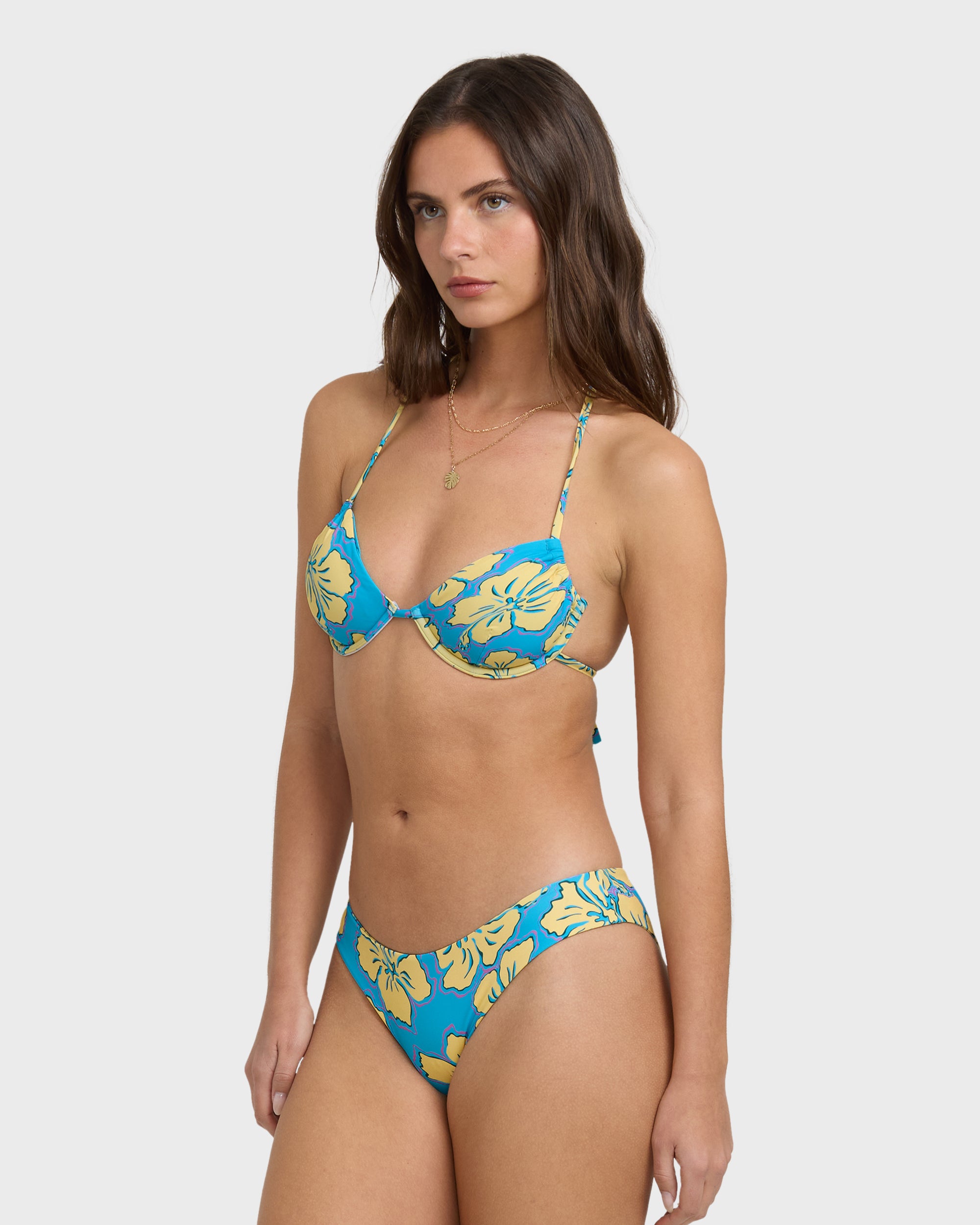 Tropic Shift Strappy Underwire Bikini Top - Atlantis - Image 4
