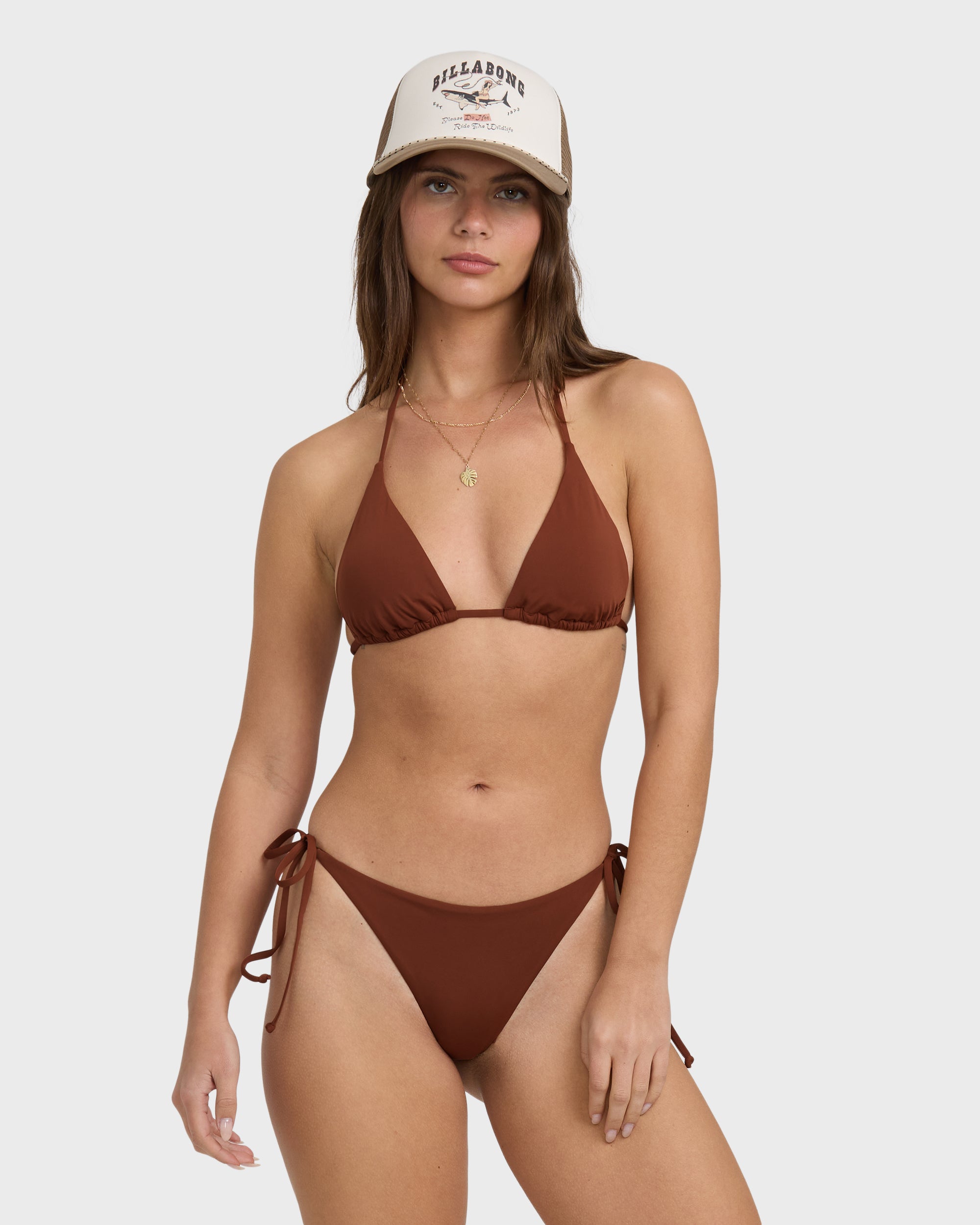 Sol Searcher Tie Side Tanga Bikini Bottom - Cowhide - Image 3