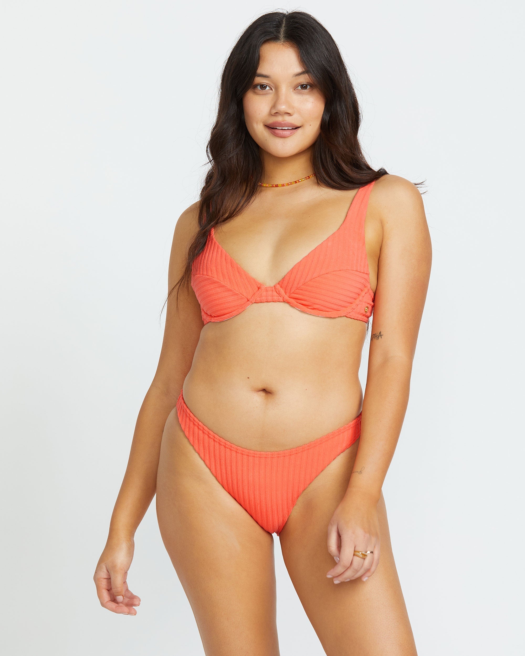 In The Loop Hike Bikini Bottom - Papaya - Image 2