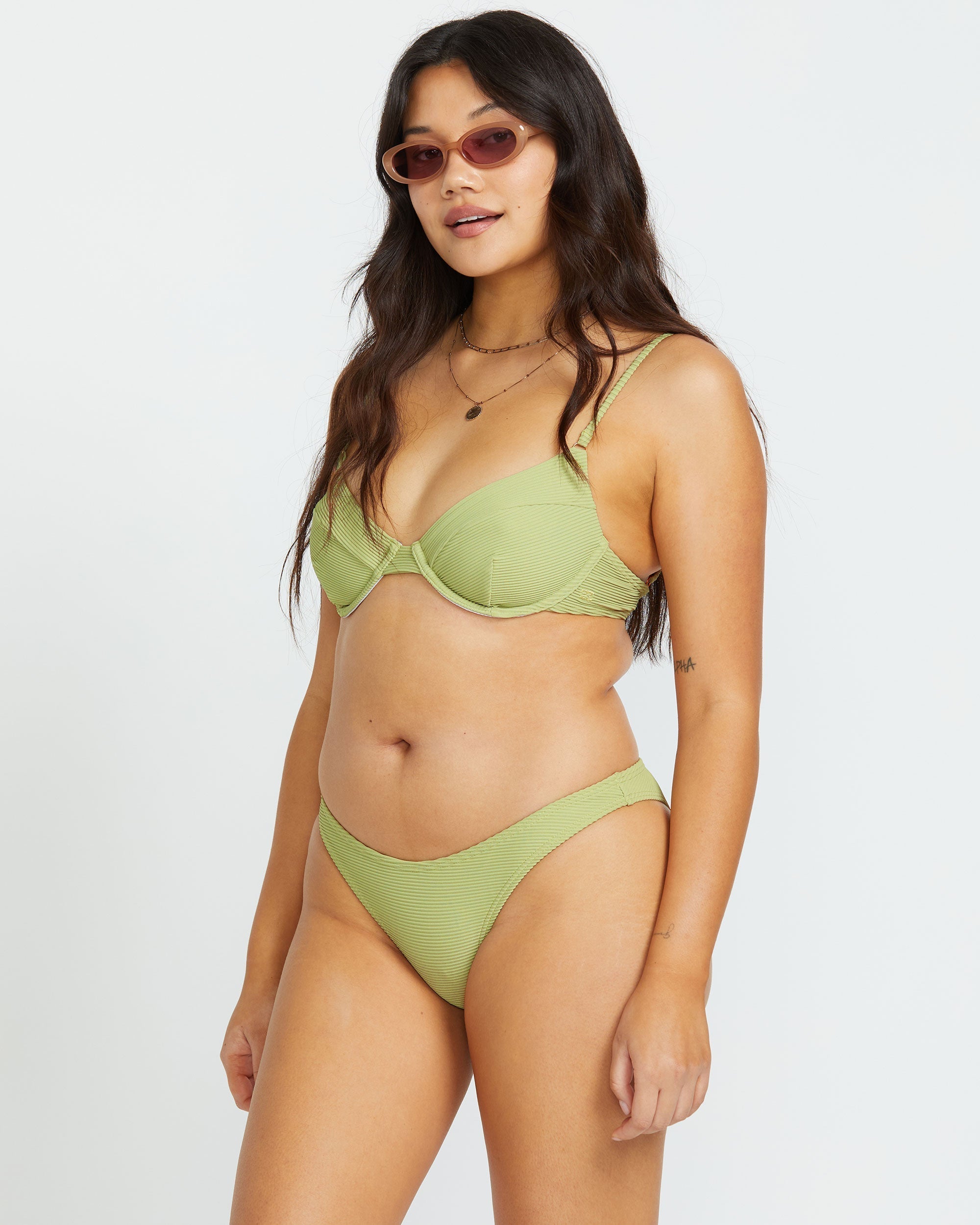 Tanlines Hike Bikini Bottom - Avocado - Image 4