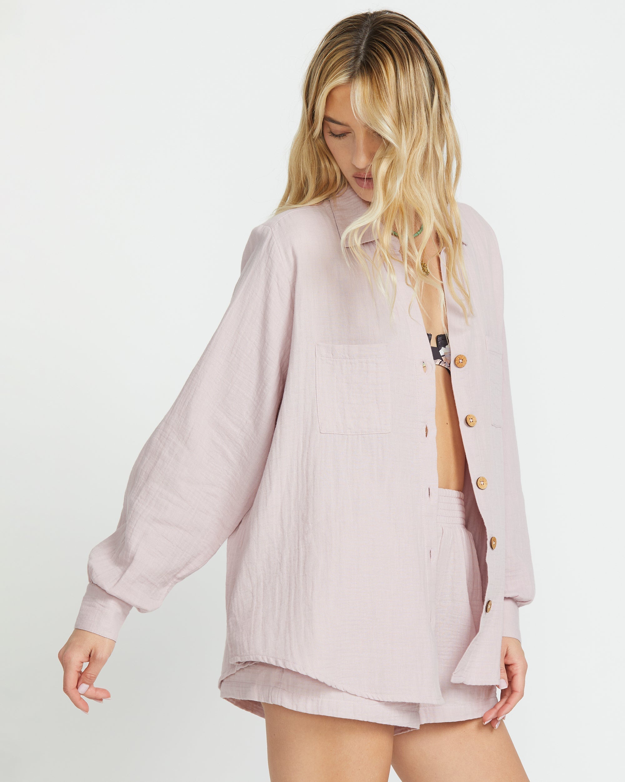 Sweet Swell Long Sleeve Shirt - Haze - Image 3