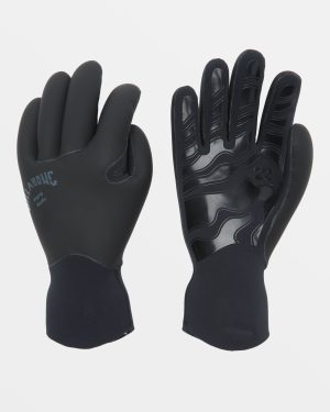 3mm Furnace Upcycler GBS 5 Finger Wetsuit Gloves - Black